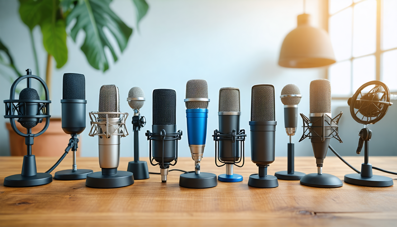 découvrez notre sélection des 10 microphones essentiels pour lancer votre podcast en 2025. comparatifs, avis et conseils pour choisir le meilleur modèle adapté à vos besoins !