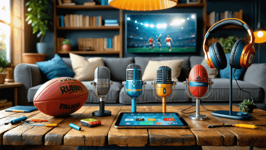 Découvrez les 5 podcasts incontournables sur le rugby en français à ne pas manquer