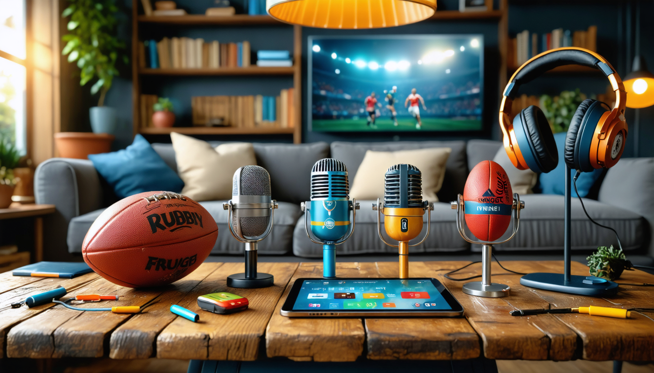 Découvrez les 5 podcasts incontournables sur le rugby en français à ne pas manquer