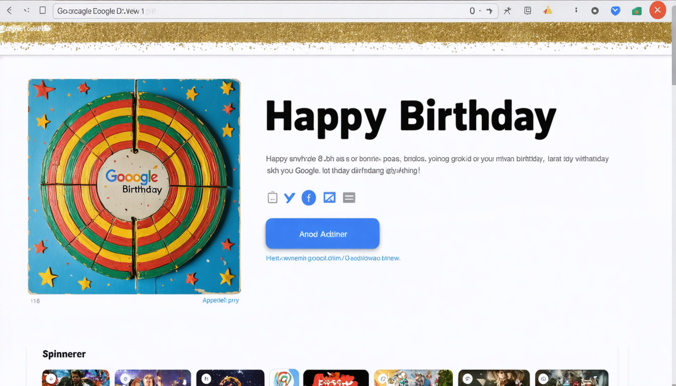 découvrez le secret derrière la roue d'anniversaire de google et apprenez comment participer à ce jeu festif pour tenter votre chance et gagner des prix exclusifs.